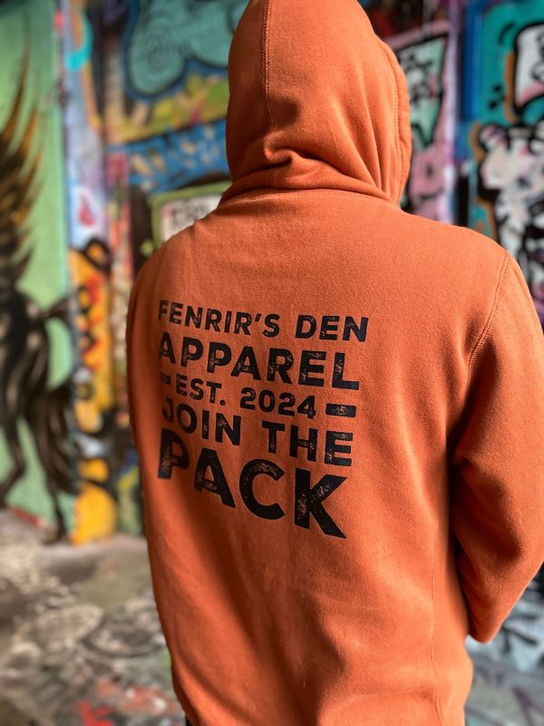 Join The Pack Graphic Heavyweight Crossover Hoodie - Image 3