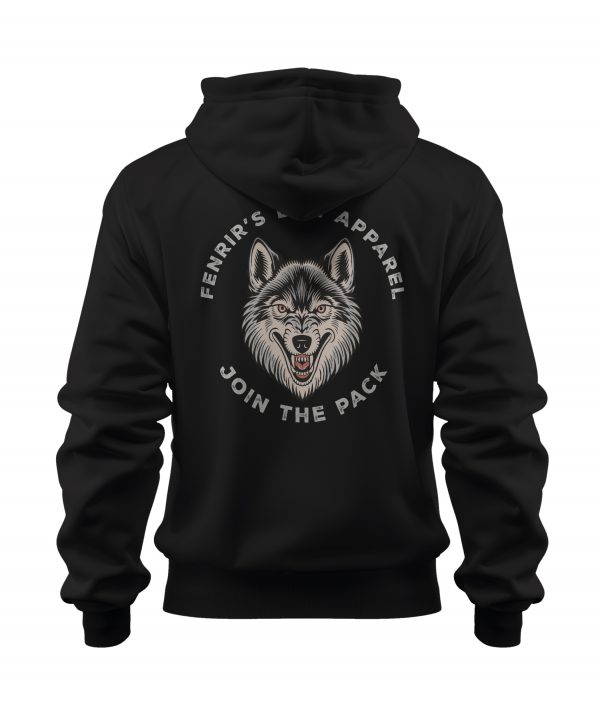 Join The Pack Wolf Graphic Heavyweight Crossover Hoodie