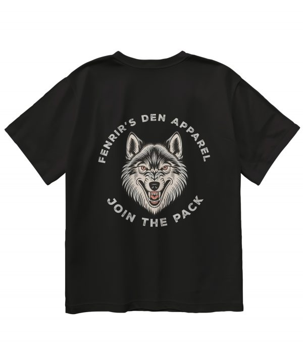 Join The Pack Wolf Oversized Graphic Tee